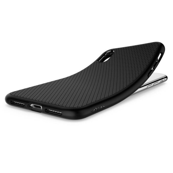 Husa iPhone XR Liquid Air Spigen Negru 4