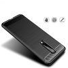 Husa pentru OnePlus 8 aspect metal slefuit negru 3