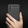Husa pentru OnePlus Nord 5G aspect metal slefuit negru 4