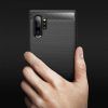 Husa pentru Samsung Galaxy Note 10 Plus 5G aspect metal slefuit negru 3