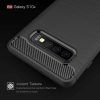 Husa pentru Samsung Galaxy S10 Plus aspect metal slefuit negru 4