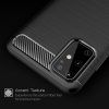 Husa pentru Samsung Galaxy S21 ULTRA aspect metal slefuit negru 4