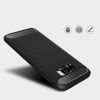 Husa pentru Samsung Galaxy S8 Plus aspect metal slefuit negru 4