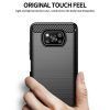 Husa pentru Xiaomi Poco X3 X3 NFC X3 Pro aspect metal slefuit negru 3
