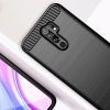 Husa pentru Xiaomi Redmi 9 aspect metal slefuit negru 4