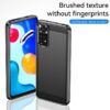 Husa pentru Xiaomi Redmi Note 11 Note 11S aspect metal slefuit negru 3