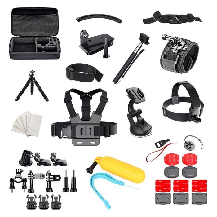 Kit accesorii GoPro / Sony Action Camera / Xiaomi Yi 50in1