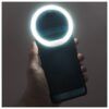 Lampa circulara selfie Ring LED Light pentru telefon Alb 2