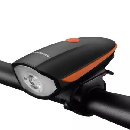 Lanterna impermeabila cu claxon pentru bicicleta cu baterie recincarcabila 1200mAh