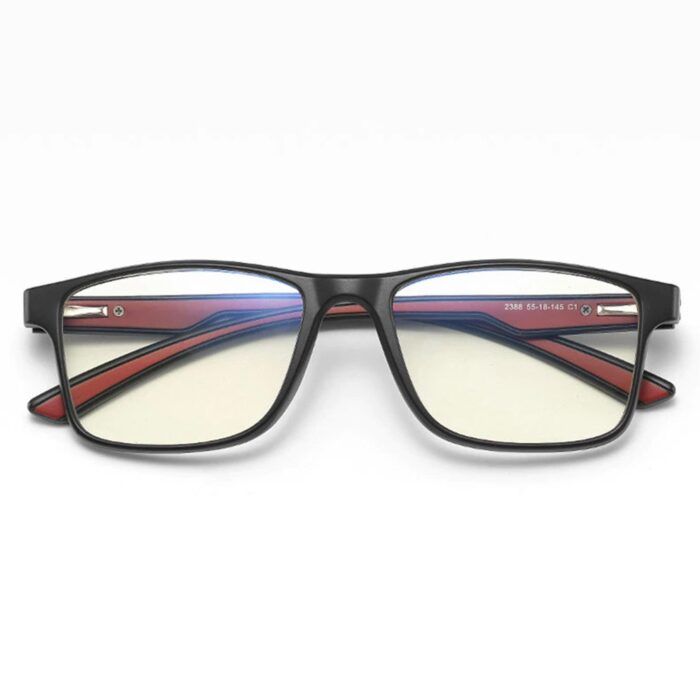 Ochelari calculator unisex protectie lumina albastra F2388 Black Red 2