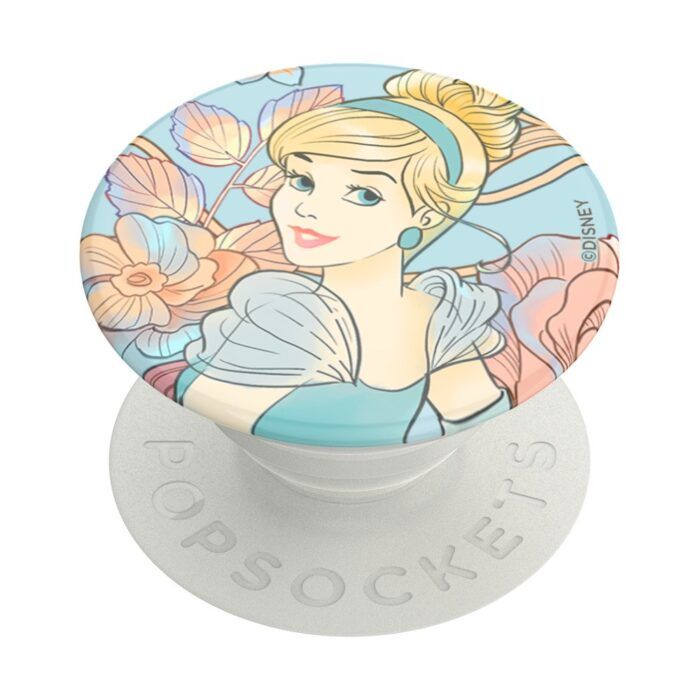 Suport universal pentru telefon si tableta PopSockets - PopGrip Disney Cinderella (Gloss)