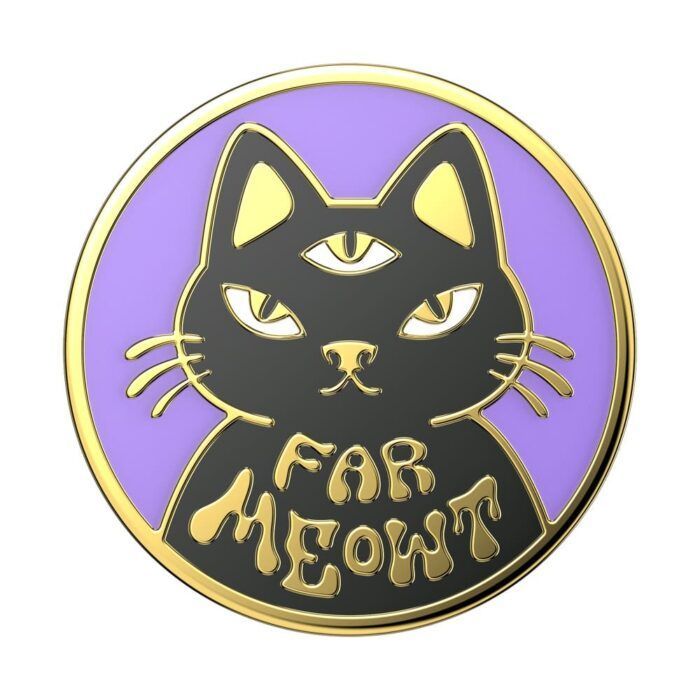 PopSockets Original Suport cu diverse functii Enamel Far Meowt 4