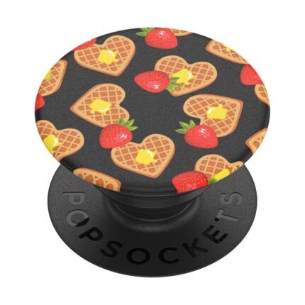 Suport universal pentru telefon si tableta PopSockets - PopGrip Friends and Waffles