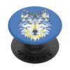 Suport universal pentru telefon si tableta PopSockets - PopGrip Geo Wolf