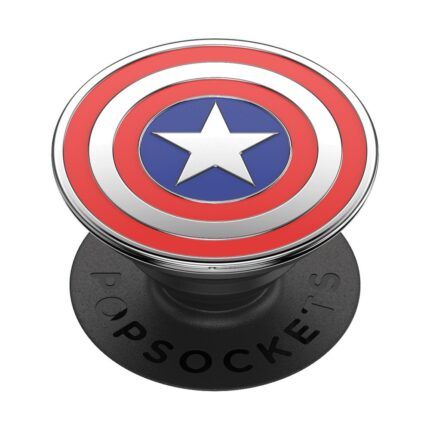 Suport universal pentru telefon si tableta PopSockets - PopGrip Justice League: Captain America