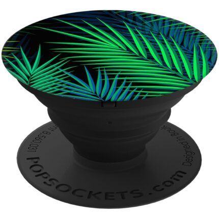 Suport universal pentru telefon si tableta PopSockets - PopGrip Midnight Palms