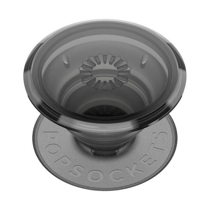 Suport universal pentru telefon si tableta PopSockets - PopGrip Translucent Black