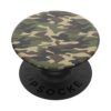 Suport universal pentru telefon si tableta PopSockets - PopGrip Woodland Camo