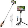 Selfie stick tip trepied cu telecomanda Bluetooth