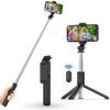 Selfie stick tip trepied cu telecomanda Bluetooth