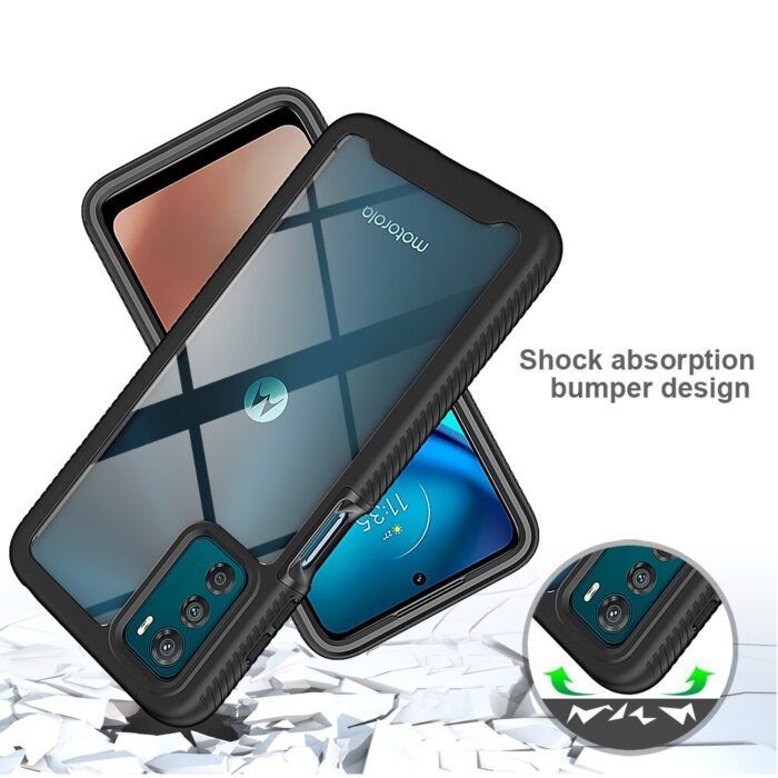 Set Husa si Folie Atlantic 360 Pro pentru Motorola Moto G42 Negru 2