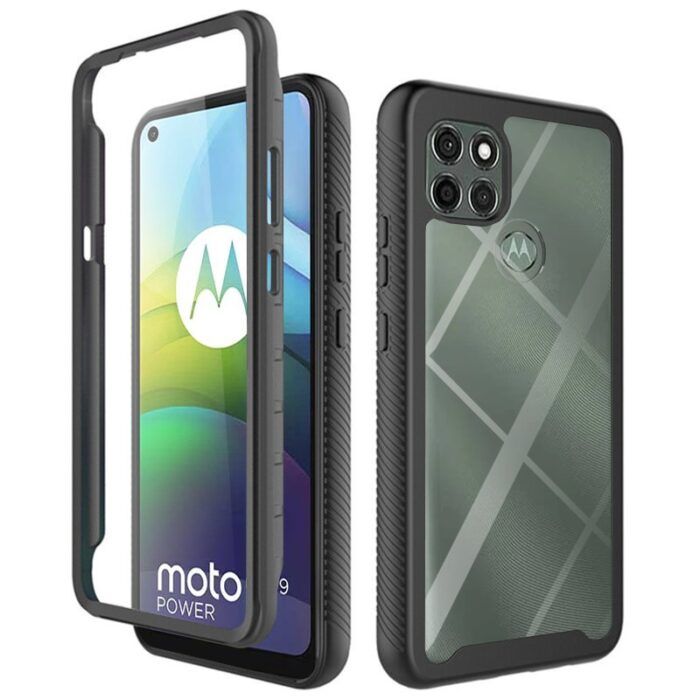 Set Husa si Folie Atlantic 360 Pro pentru  Motorola Moto G9 Power