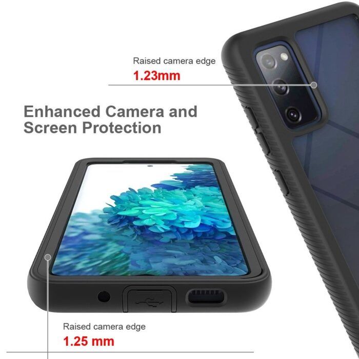 Set Husa si Folie Atlantic 360 Pro pentru Samsung Galaxy S20 FE negru 3