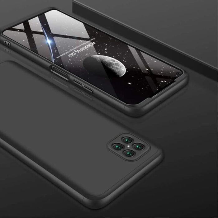 Set Husa si Folie compatibila cu Huawei Honor X8 GKK Original negru 4