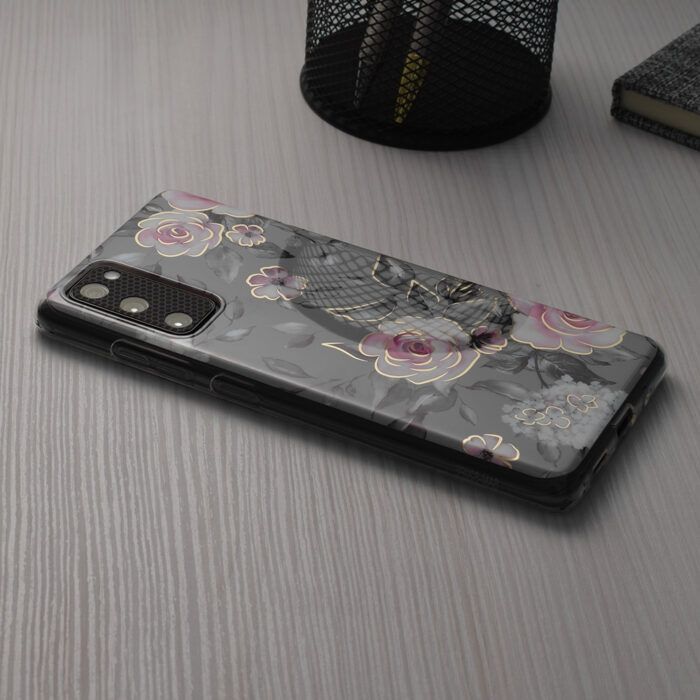 Husa compatibila cu Apple iPhone 14 Atlantic Marble gri 3