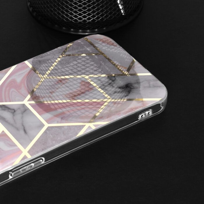 Husa compatibila cu Apple iPhone 14 Plus Atlantic Marble roz 3