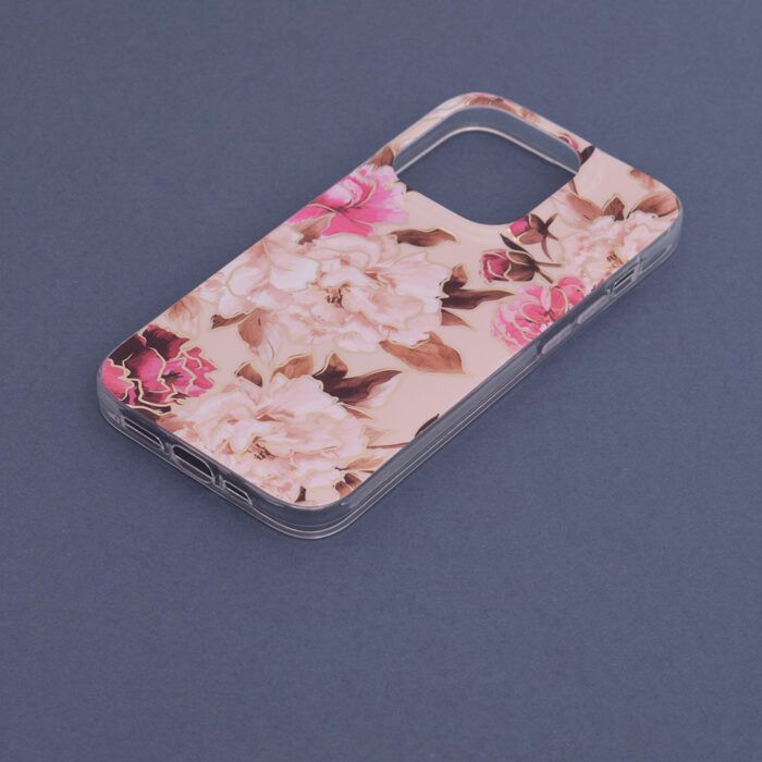 Husa compatibila cu Apple iPhone 14 Pro Atlantic Marble bej 4