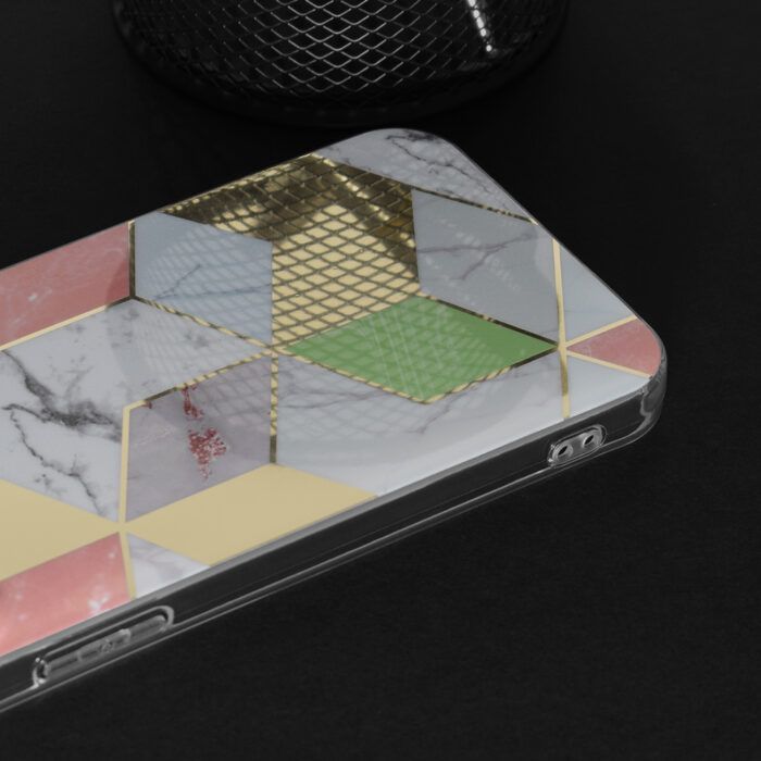 Husa compatibila cu Apple iPhone 14 Pro Atlantic Marble mov 3