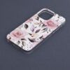 Husa compatibila cu Apple iPhone 14 Pro Max Atlantic Marble alb floral 4