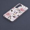Husa compatibila cu Samsung Galaxy S23 Plus Atlantic Marble alb floral 4