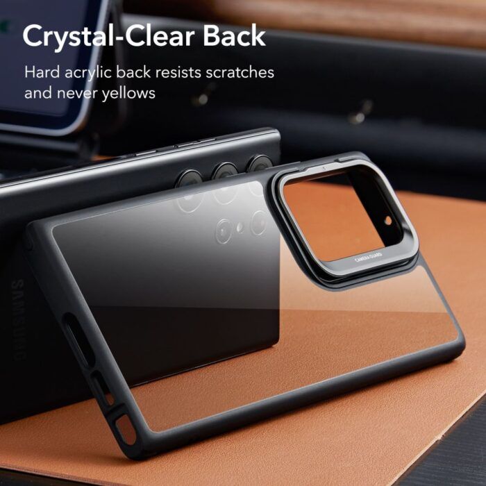 Husa Samsung Galaxy S23 Ultra ESR Classic Kickstand Negru Transparent 4