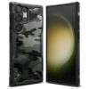 Husa Samsung Galaxy S23 Ultra Ringke Fusion X Design - Camo Negru