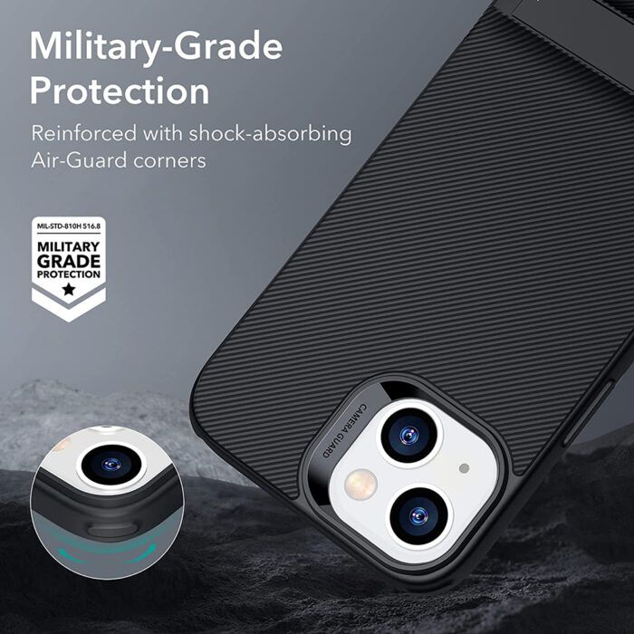 Husa iPhone 13 ESR Air Shield Boost Translucent Black 4