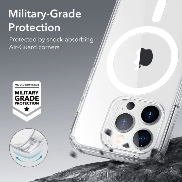 Husa iPhone 14 Pro ESR Classic Hybrid HaloLock Transparent 4