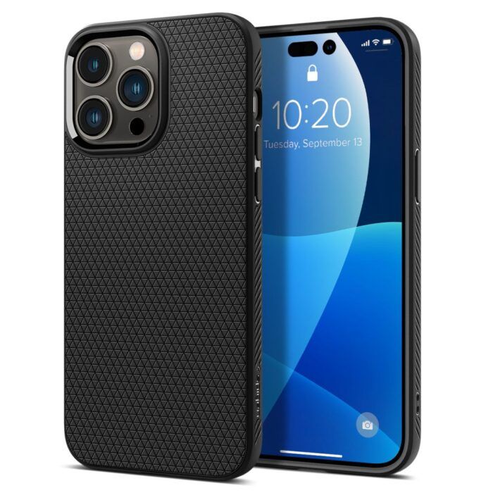 Husa iPhone 14 Pro Max Spigen Liquid Air - Matte Black