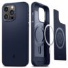 Husa iPhone 14 Pro Max Spigen Mag Armor - Navy Blue