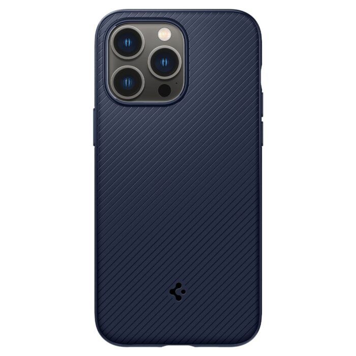 Husa iPhone 14 Pro Max Spigen Mag Armor Navy Blue 2