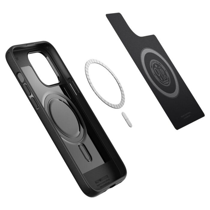 Husa iPhone 14 Pro Spigen Mag Armor Matte Black 3