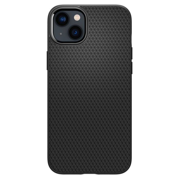 Husa iPhone 14 Spigen Liquid Air Matte Black 1