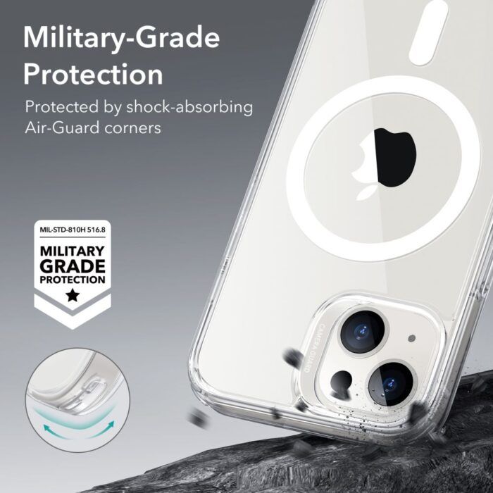 Husa iPhone 14 iPhone 13 ESR Classic Hybrid HaloLock Transparent 3