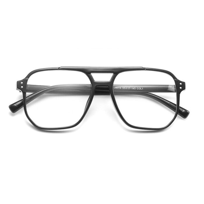 Ochelari calculator dama protectie lumina albastra rama patrata Atlantic PC28014 C1 Negru 4