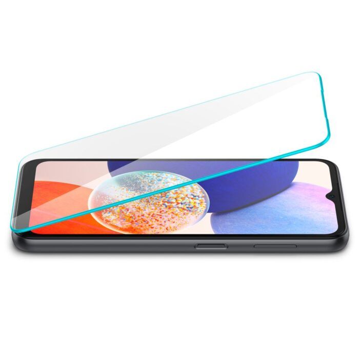 Pachet 2x Folie Samsung Galaxy A14 5G Spigen Glas.tR Slim Transparent 4