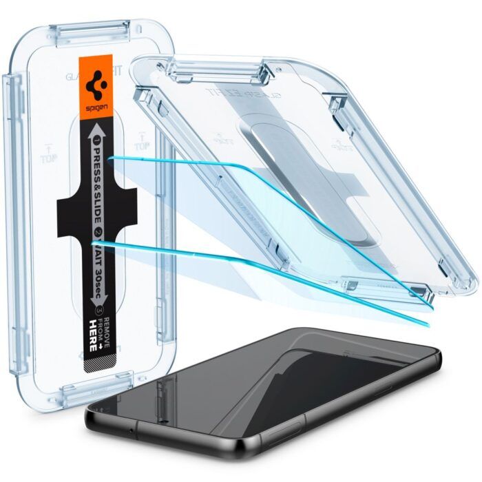 Pachet 2x Folie Samsung Galaxy S23 GLAS.TR Ez Fit Transparent 2