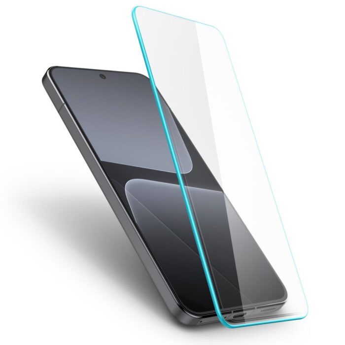 Pachet 2x Folie Xiaomi 13 Spigen Glas.tR Slim Transparent 4