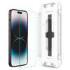 Pachet 2x Folie iPhone 14 Pro Max GLAS.TR Ez Fit 9H Clear 2