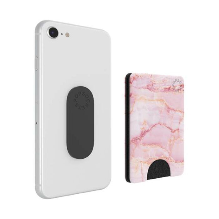 Portofel telefonPopSockets PopWallet Pink Marble 1